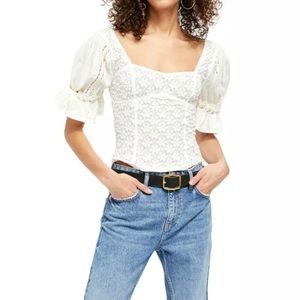 Free People Lace Top